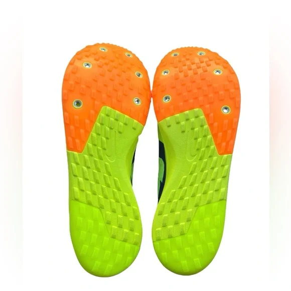 NWOB Nike Zoom Rival XC 6 Cross Country Sz 10 VOLT/CONCORD/TOTAL ORANGE - Picture 8 of 9